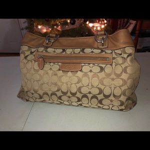 Brown Coach Handbag